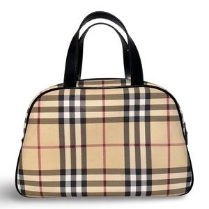 BURBERRY Nova Check Tote Bag/Burberry Handbag
